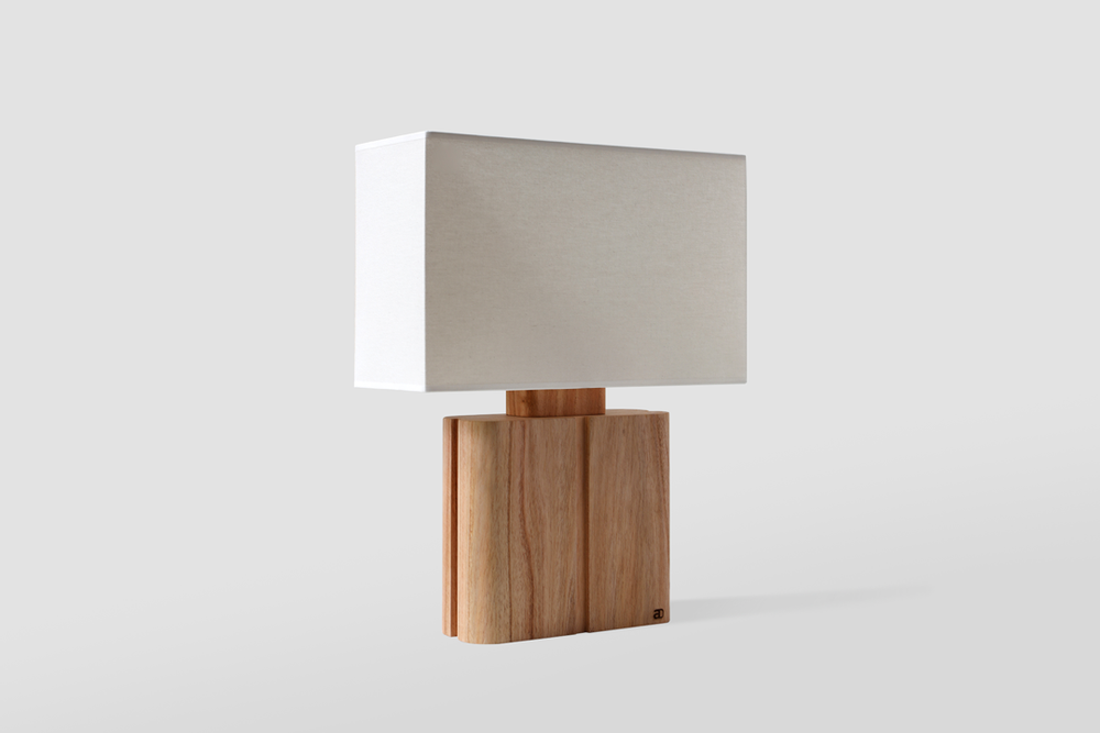 Desk lamps - "LIGNA" TABLE LAMP IN SOLID WOOD - ALESSANDRA DELGADO DESIGN