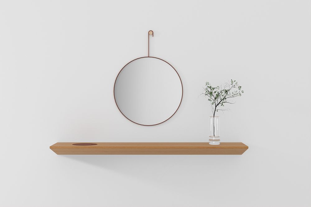 Design objects - "OLHO" ROUND WALL MIRROR - ALESSANDRA DELGADO DESIGN