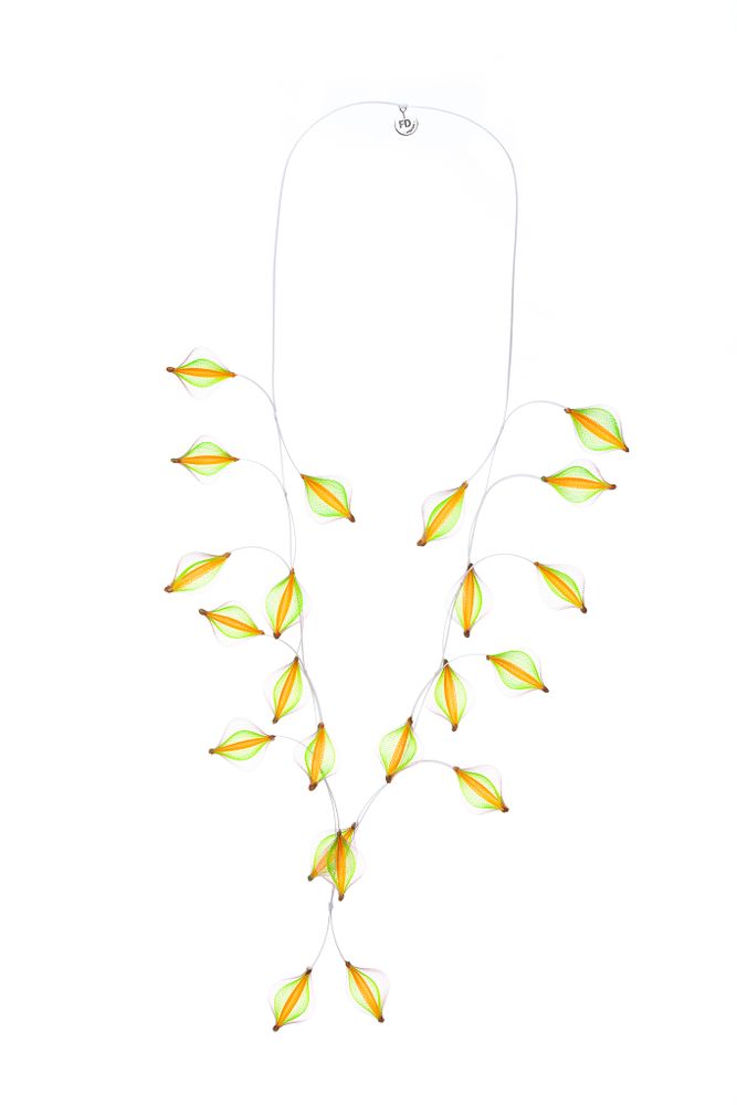 Bijoux - FEUILLE - COLLIER COUTURE 22- P/E 2021 - FRANÇOISE DELAIRE CRÉATIONS