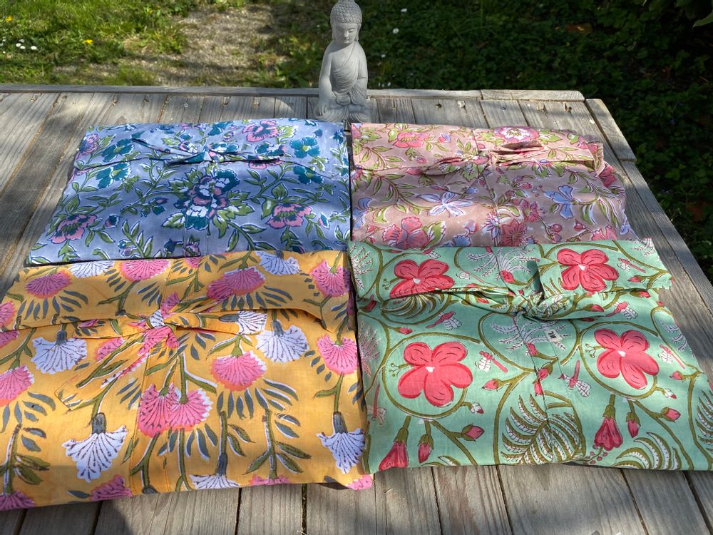 Homewear - PYJAMA COTON AVEC SON TOTE BAG FAIT À LA MAIN AVEC AMOUR ET SOIN - PECHAAN