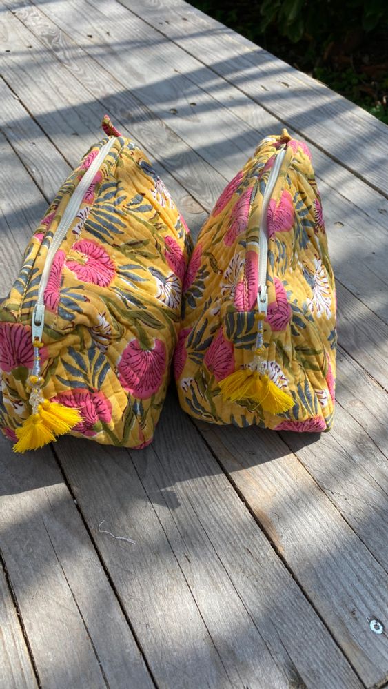 Homewear - TROUSSE BLOCKPRINT COTON BIO - PECHAAN