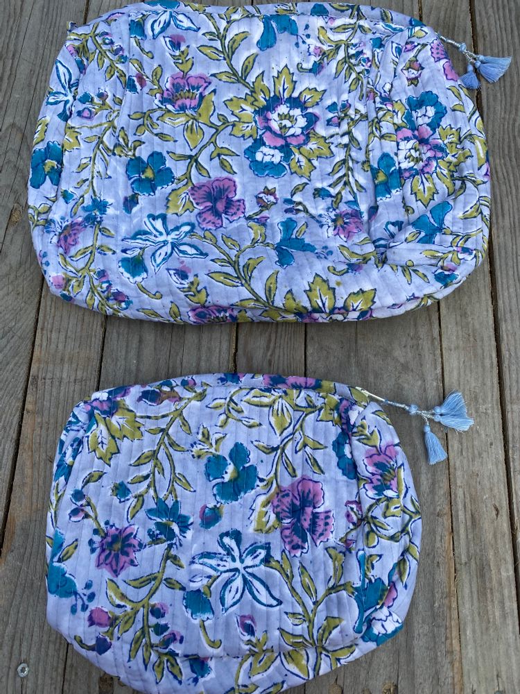 Homewear - TROUSSE BLOCKPRINT COTON BIO - PECHAAN