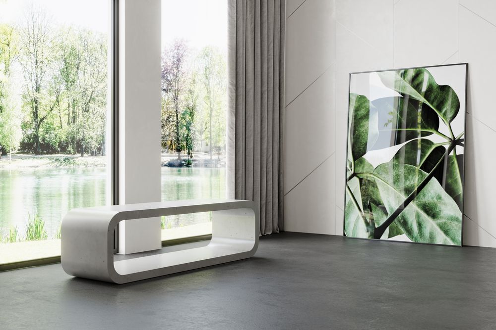 Benches for hospitalities & contracts - OPUS LONGUS 3-Seater Concrete Bench/Public Bench - CO33 EXKLUSIVE BETONMÖBEL