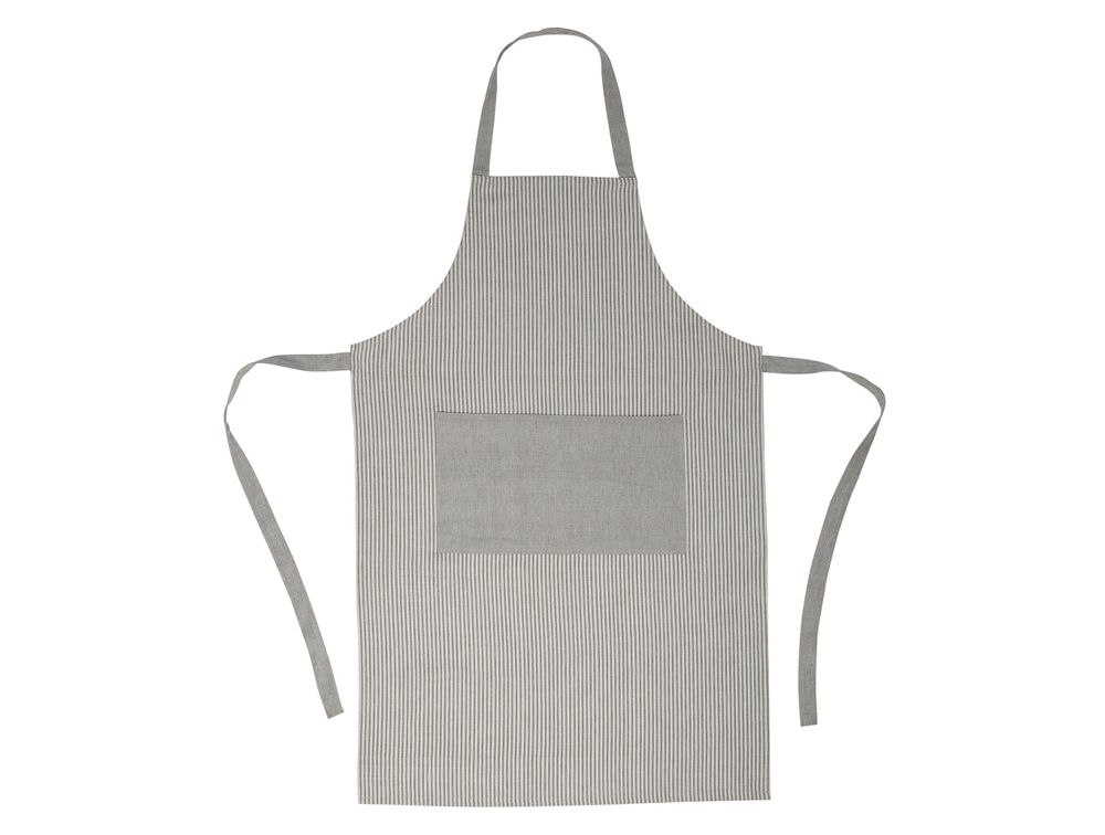 Tabliers de cuisine - TABLIER EN COTON GRIS À RAYURES 60X90CM CC22510 - ANDREA HOUSE