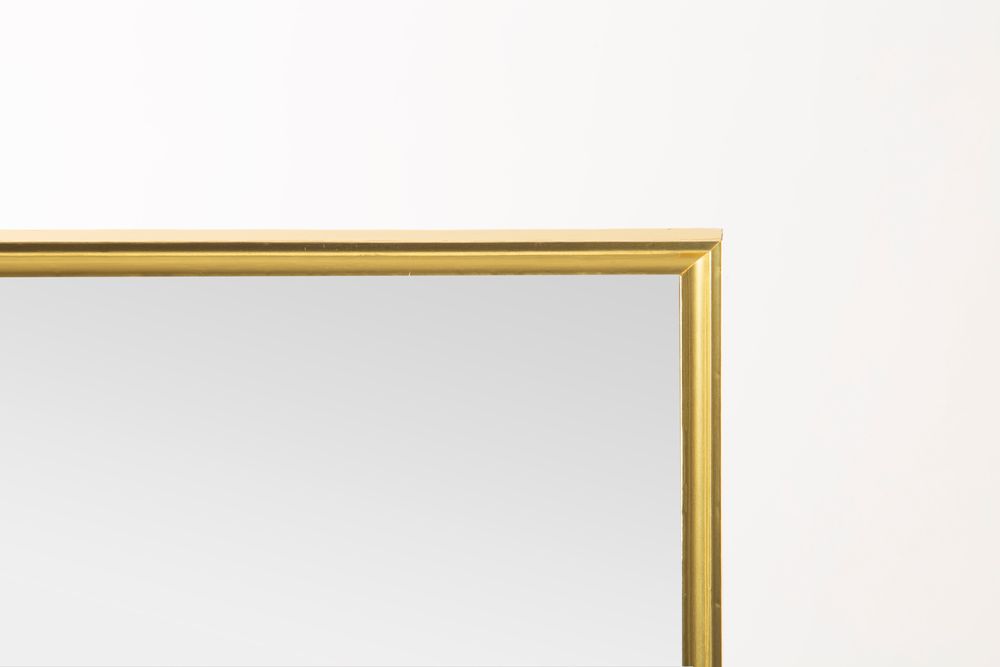 Miroirs - MIROIR EN ALUMINIUM DORÉ 70 x 100 CM AX22545 - ANDREA HOUSE