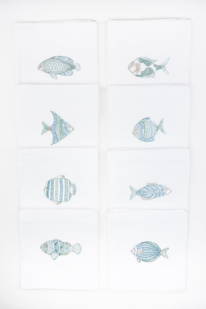 Table linen - Fish napkins - KISANY