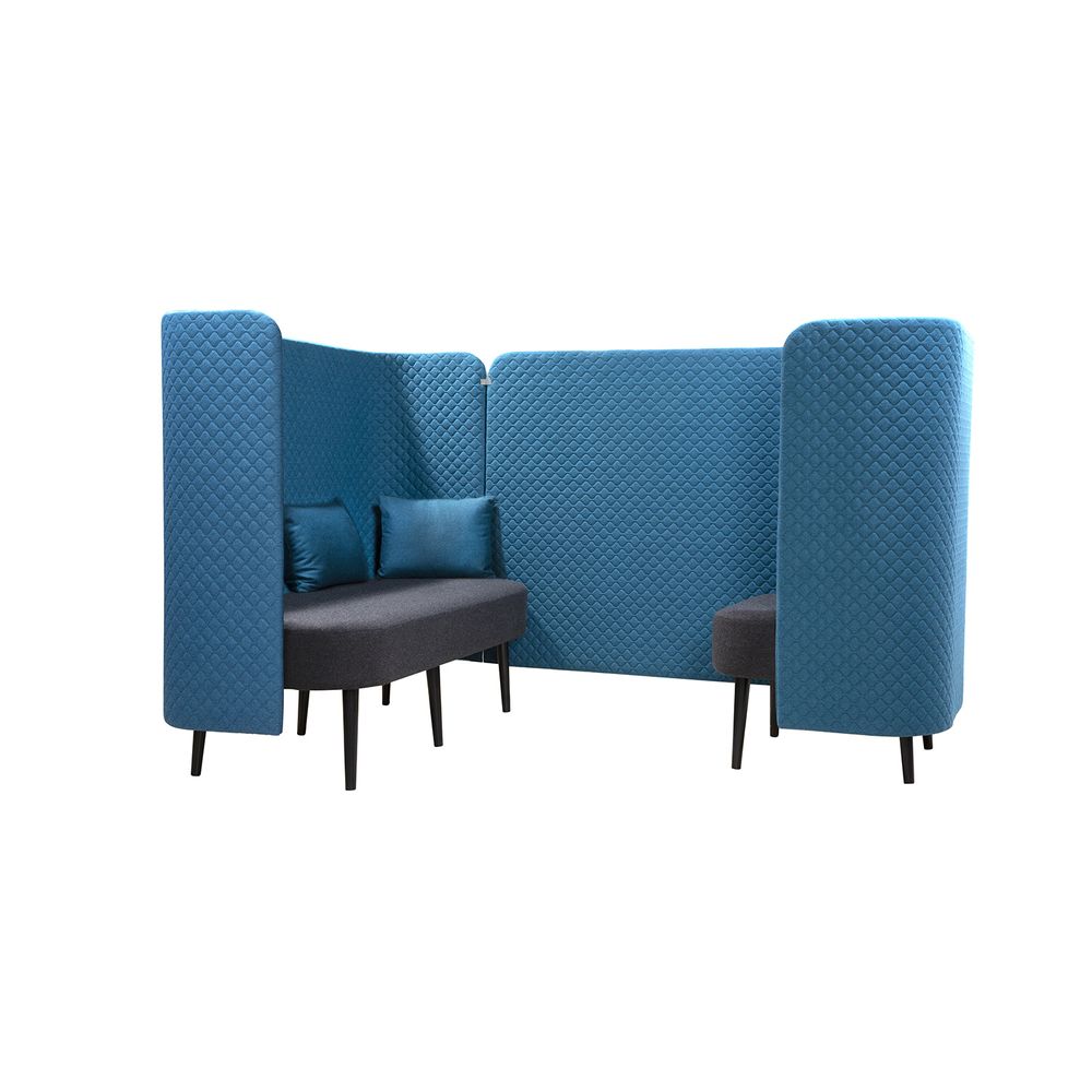 Assises pour bureau - Canapé acoustique 2 places COWORK - RM MOBILIER