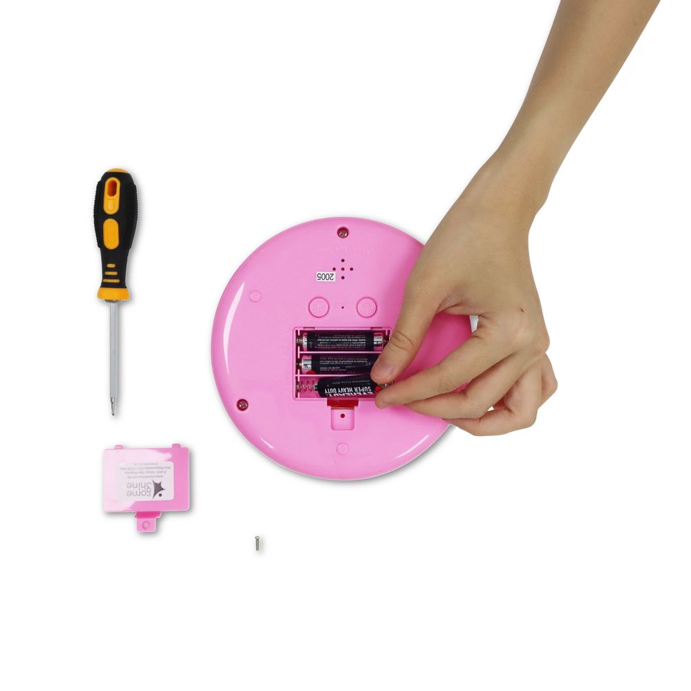 Cadeaux - Projecteur d'étoiles musicales - Carrousel rose - SOMESHINE