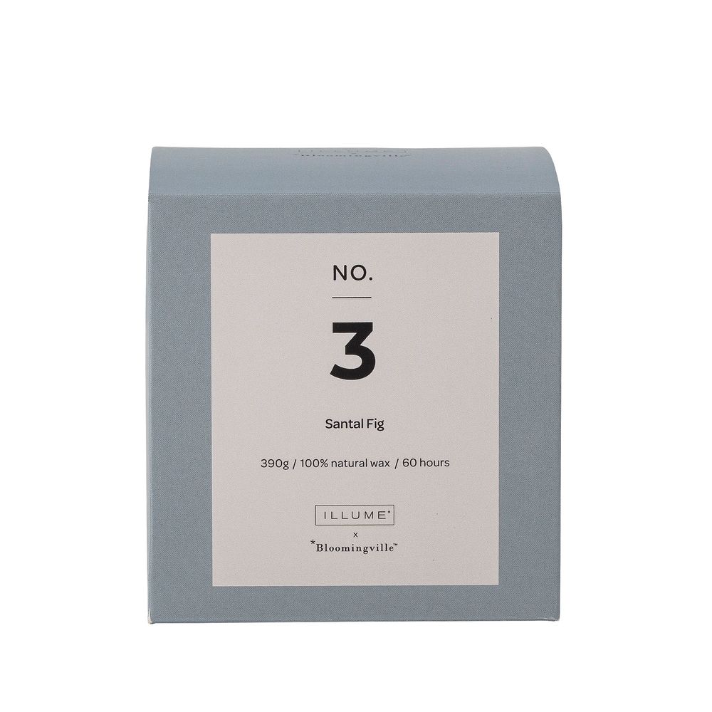 Home fragrances - NO. 3 - Santal Fig Scented Candle - ILLUME X BLOOMINGVILLE