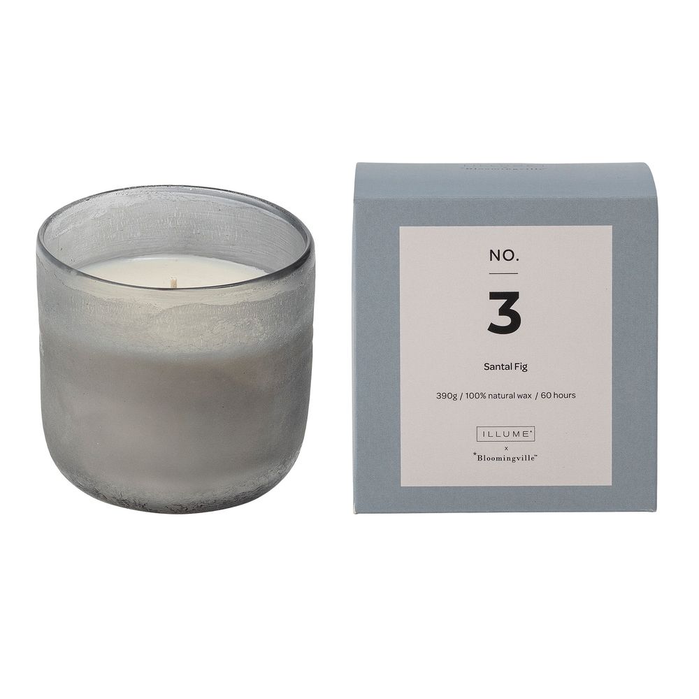 Home fragrances - NO. 3 - Santal Fig Scented Candle - ILLUME X BLOOMINGVILLE