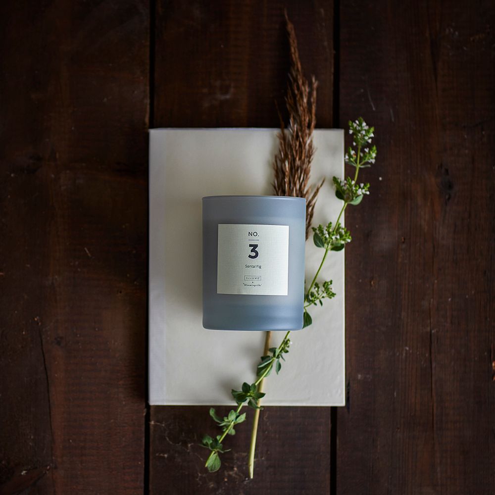 Candles - NO. 3 - Santal Fig Scented Candle - ILLUME X BLOOMINGVILLE