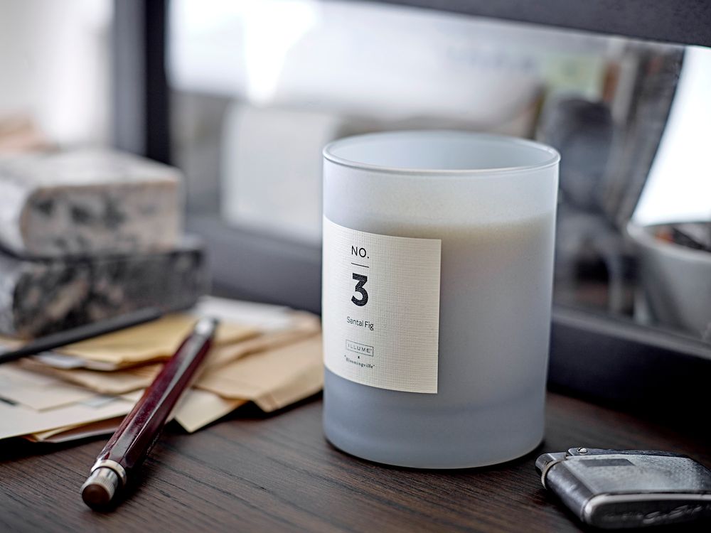 Candles - NO. 3 - Santal Fig Scented Candle - ILLUME X BLOOMINGVILLE
