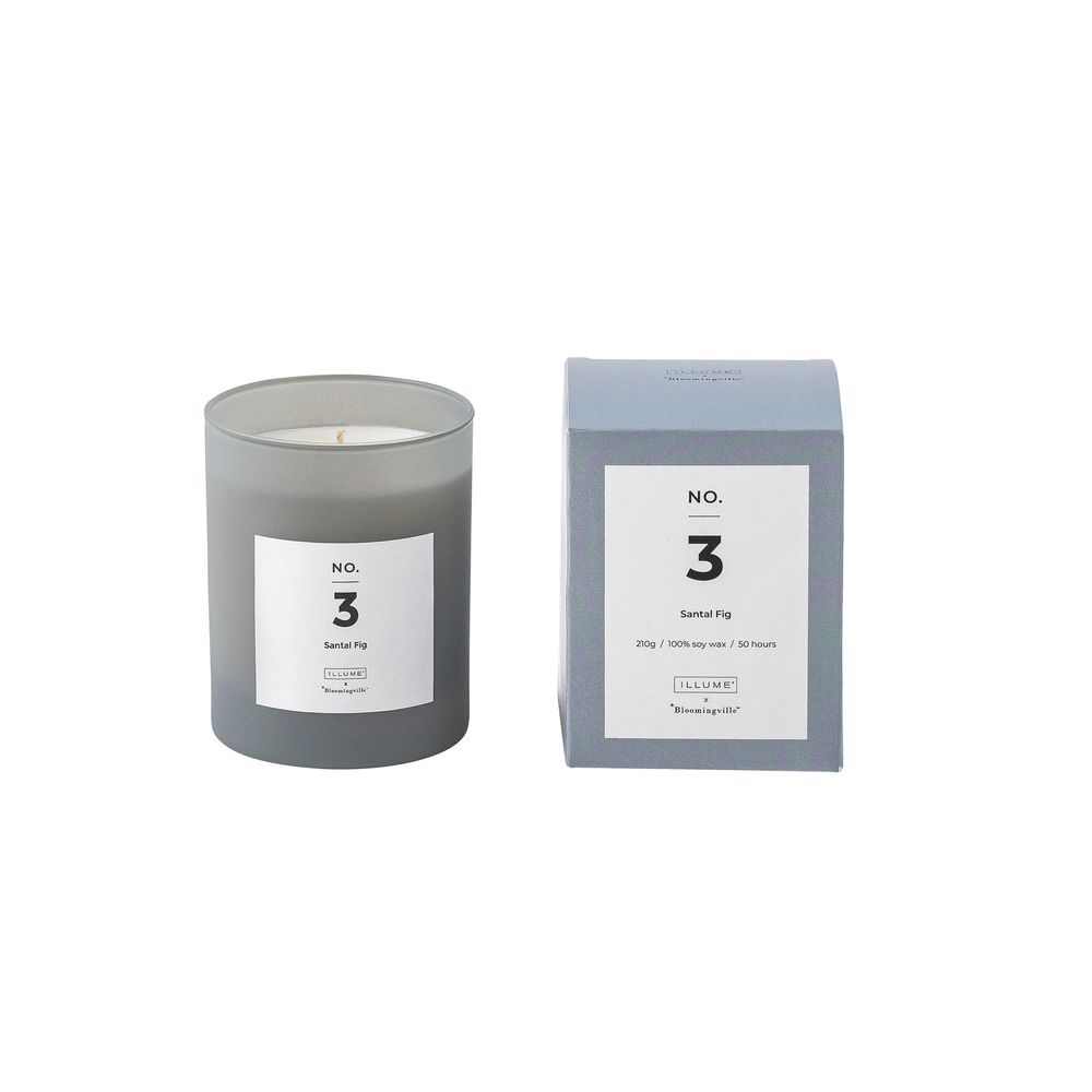 Candles - NO. 3 - Santal Fig Scented Candle - ILLUME X BLOOMINGVILLE
