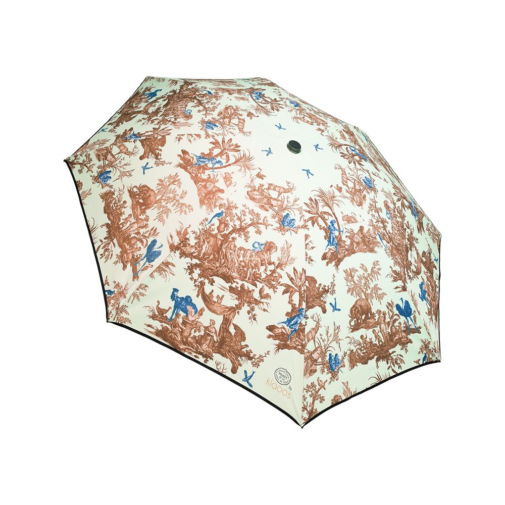 Design objects - Terrace Parasol - Toile de Jouy by Klaoos Sea Green - Klaoos - - KLAOOS
