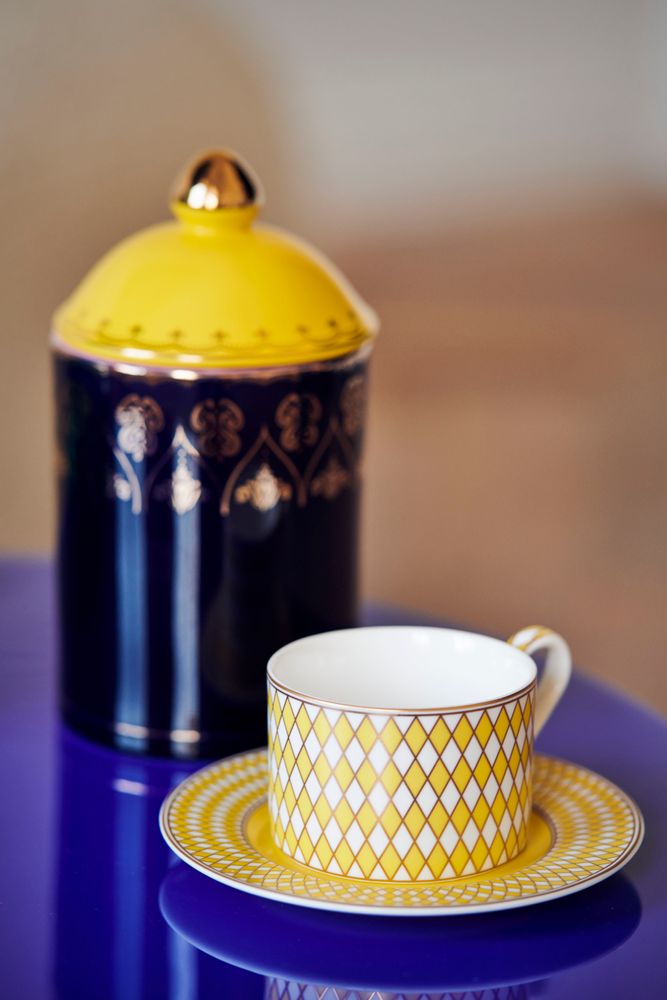 Accessoires thé et café - Ensemble de tasses à thé Chess 4 - POLSPOTTEN