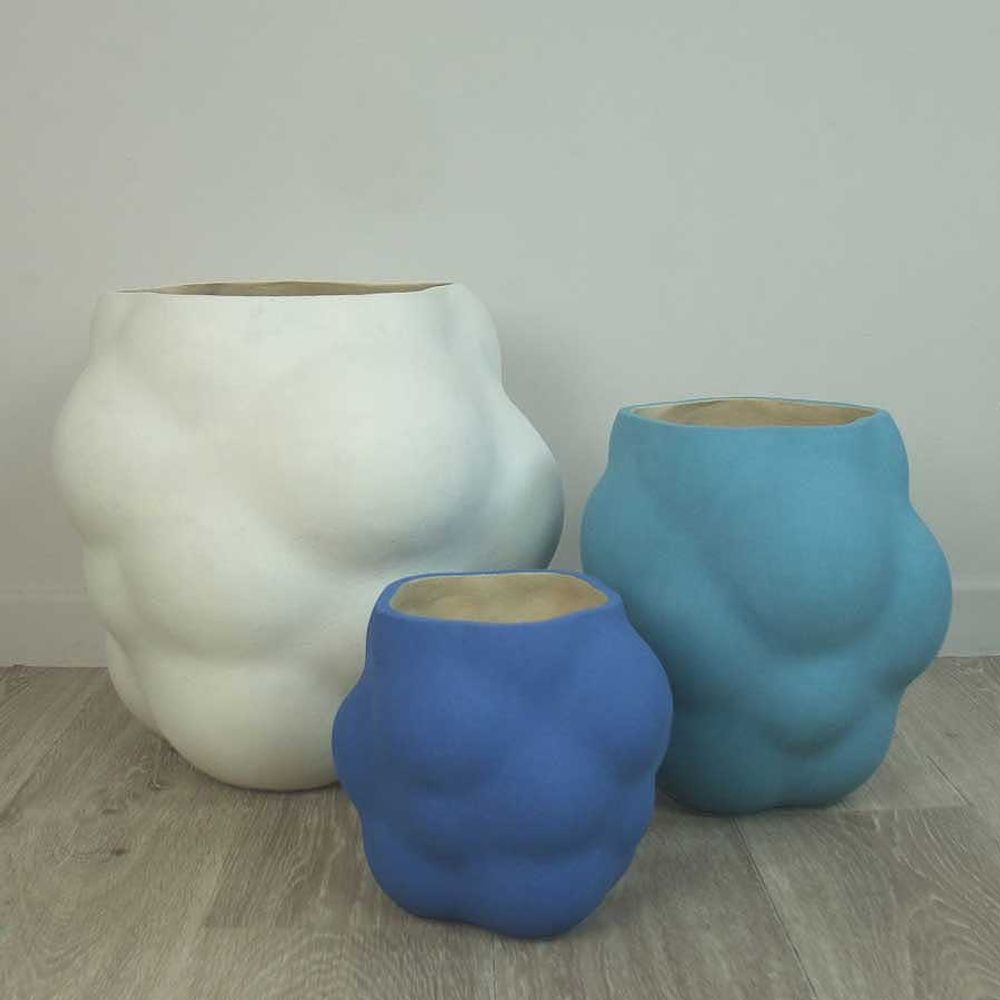 Céramique - POT. CACHE-POT, OBJET DECORATIF - MALIFANCE