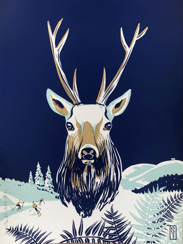 Poster - “BIG DEER” poster - ST