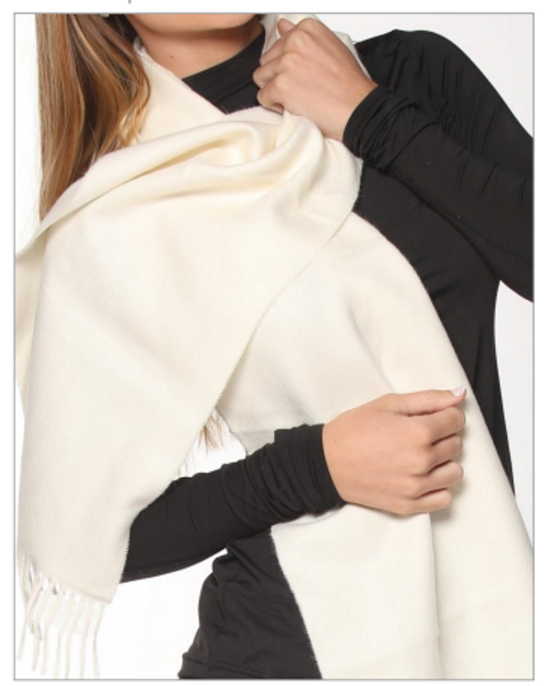 Throw blankets - Scarf 100% Baby Alpaca genuine. Natural fibre - PUEBLO