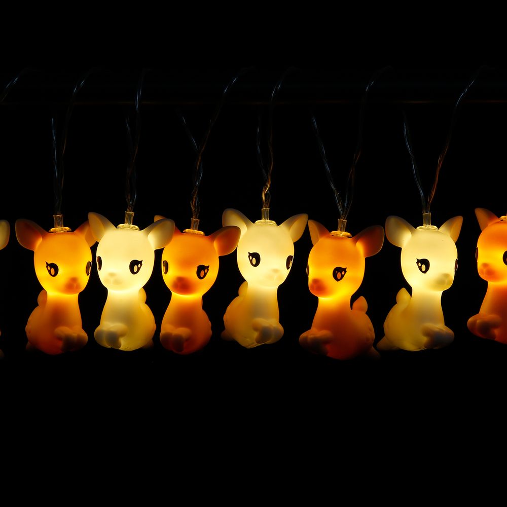 Luminaires pour enfant - Guirlande lumineuse en daim - DHINK.EU