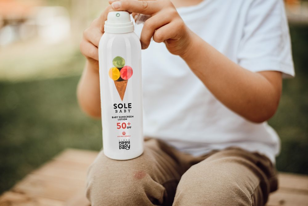 Children's bathtime - sunscreen ALBERTINO ECO-REEF FILTERS - LINEA MAMMABABY