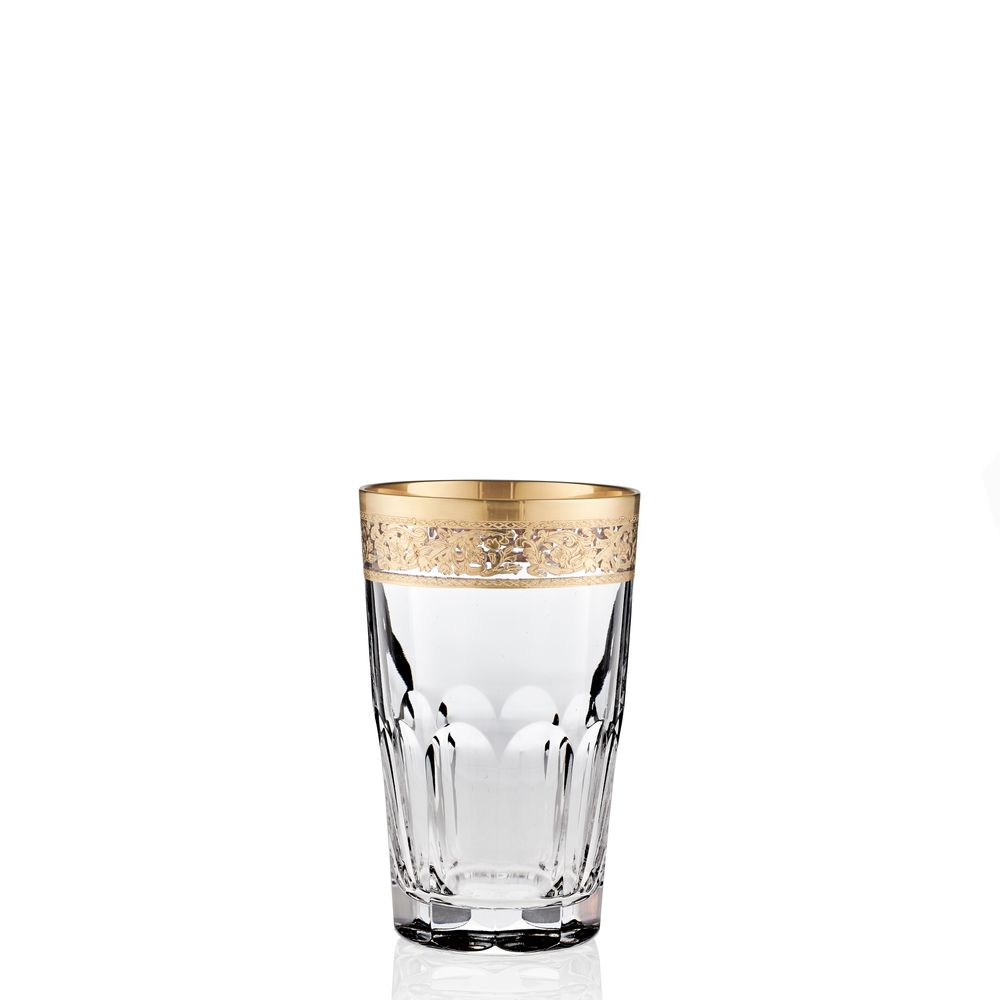 Crystal ware - GIULIA GOLD 421 tableware: stemware, tumblers, martini, jugs, decanter - MARIO CIONI & C