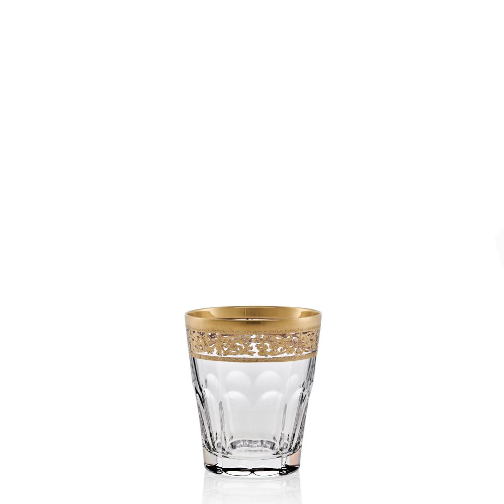 Crystal ware - GIULIA GOLD 421 tableware: stemware, tumblers, martini, jugs, decanter - MARIO CIONI & C