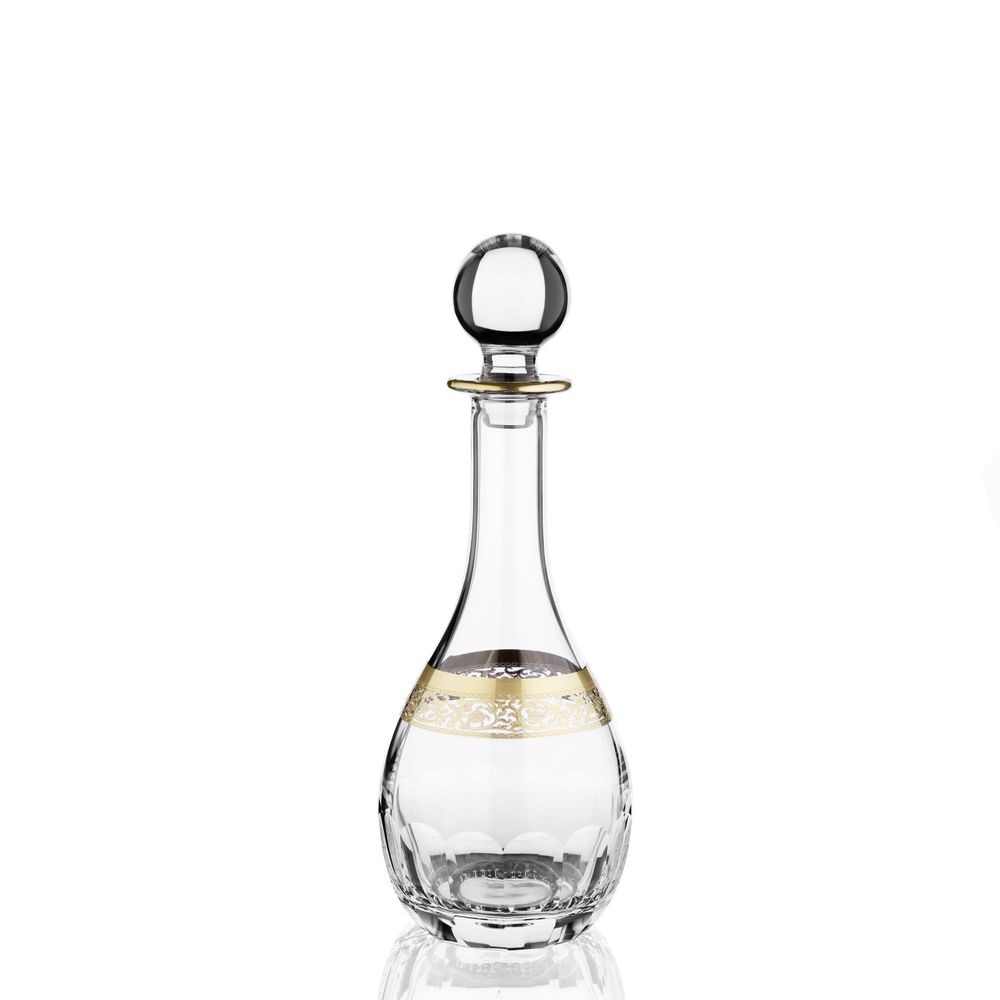 Crystal ware - GIULIA GOLD 421 tableware: stemware, tumblers, martini, jugs, decanter - MARIO CIONI & C