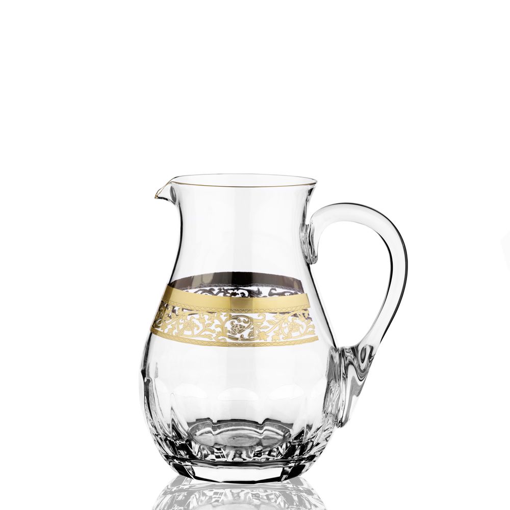 Crystal ware - GIULIA GOLD 421 tableware: stemware, tumblers, martini, jugs, decanter - MARIO CIONI & C