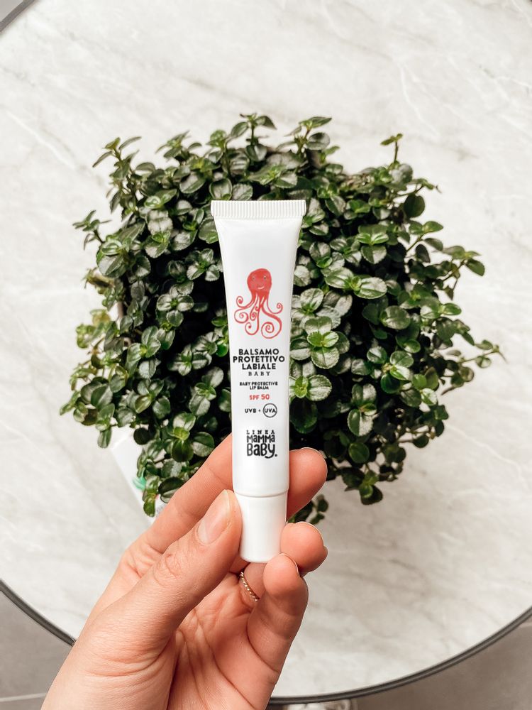 Childcare  accessories - AMBROGINO, THE BABY PROTECTIVE LIP BALM SPF50 - LINEA MAMMABABY