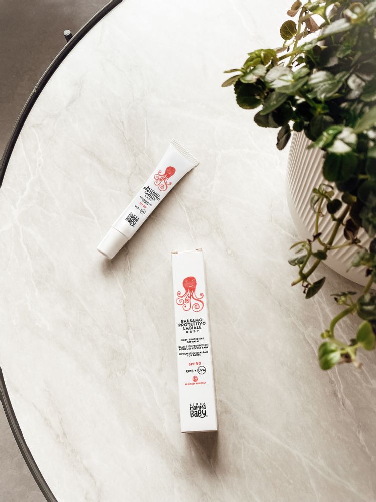 Childcare  accessories - AMBROGINO, THE BABY PROTECTIVE LIP BALM SPF50 - LINEA MAMMABABY