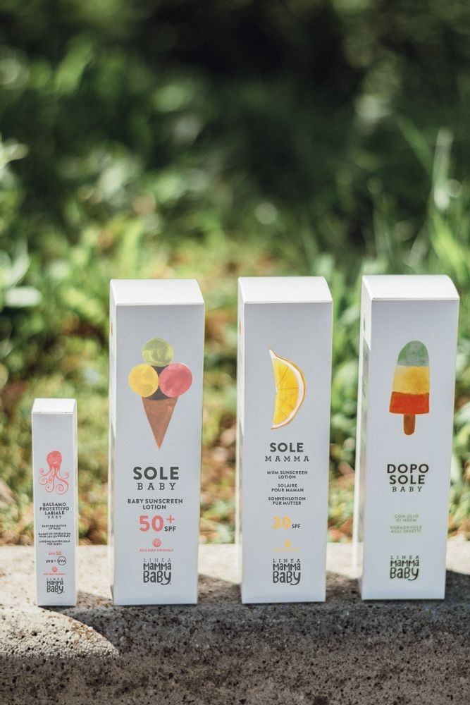 Childcare  accessories - AMBROGINO, THE BABY PROTECTIVE LIP BALM SPF50 - LINEA MAMMABABY