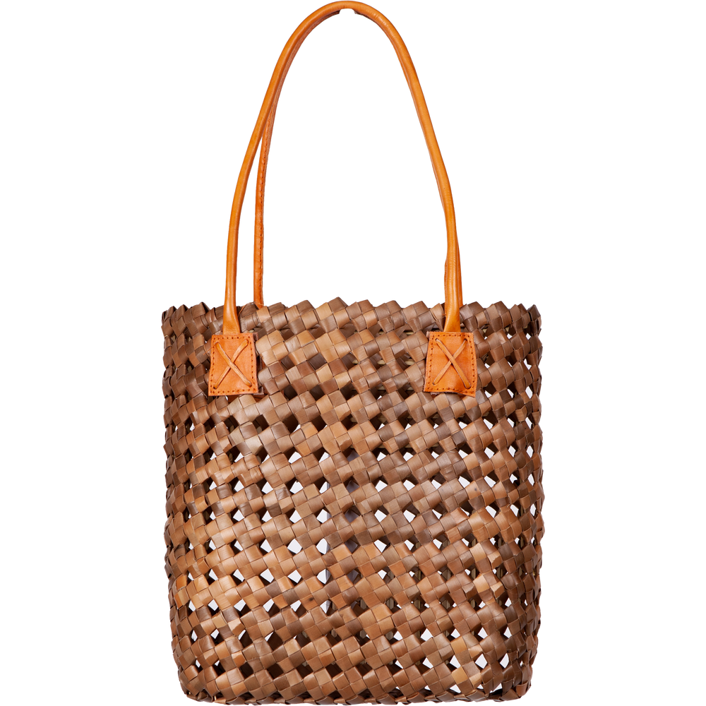 Leather goods - SET OF 3 BASKETS BAHIA NATURAL OR BROWN - BEAU COMME UN LUNDI
