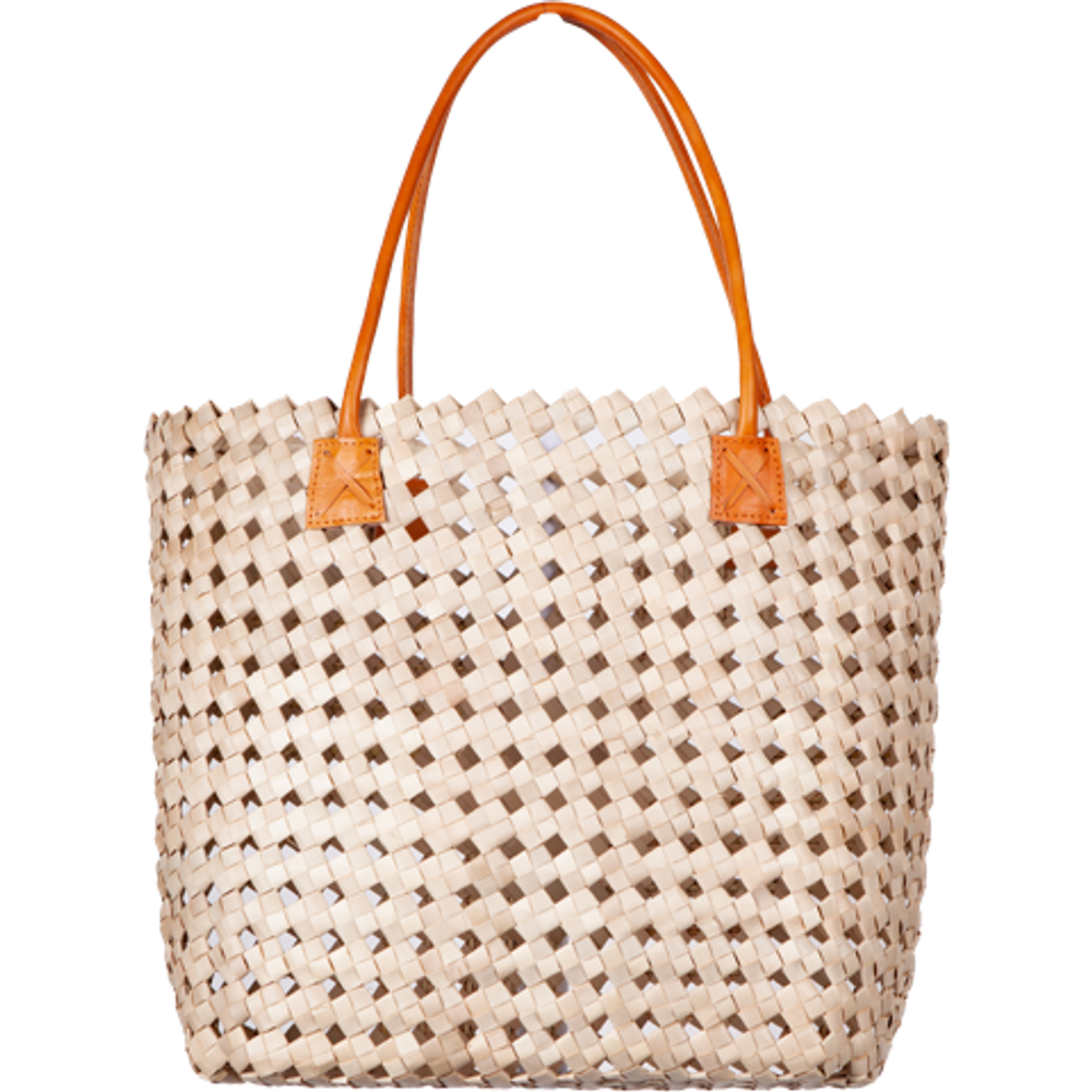 Leather goods - SET OF 3 BASKETS BAHIA NATURAL OR BROWN - BEAU COMME UN LUNDI