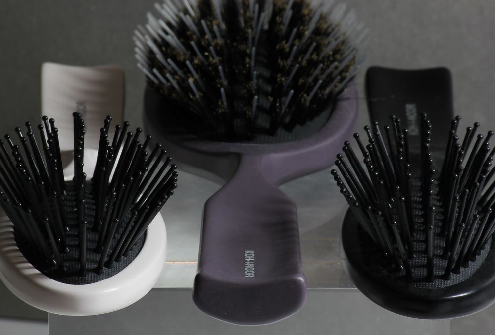 Beauty products - Recycled Acetate for Your Hair “ECO” Hairbrush - KOH-I-NOOR ITALY BEAUTY