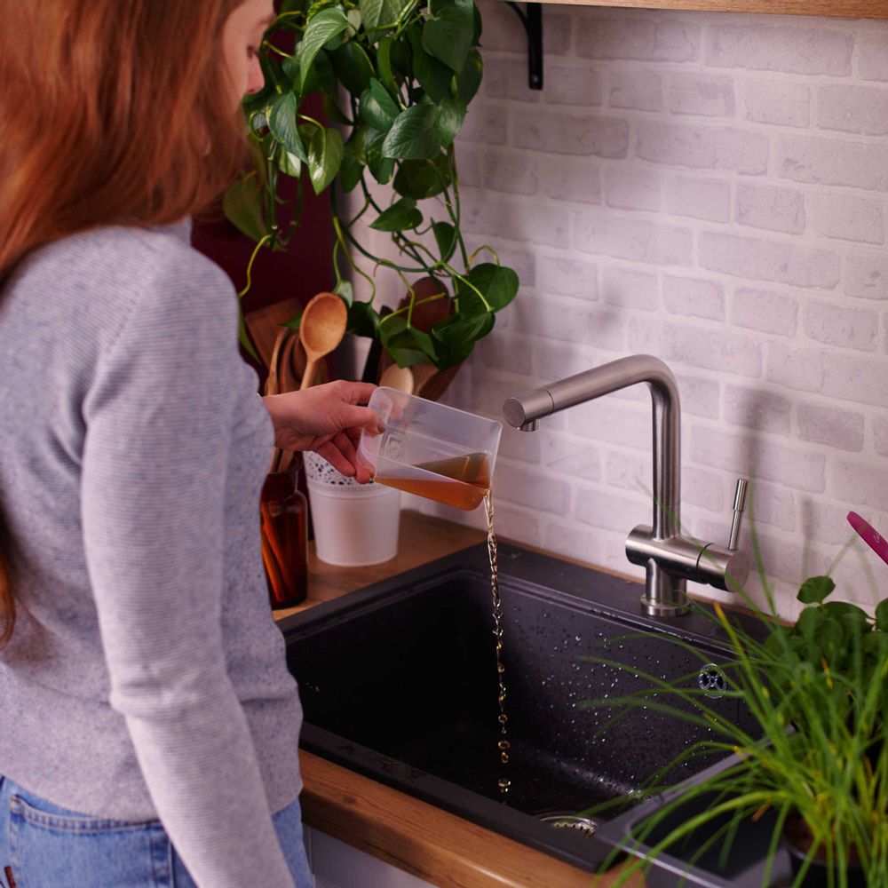 Kitchens furniture - Garden composter - BOKASHI ORGANKO ESSENTIAL + BASE (grey) - Plastics Recycling Awards Finalist - PLASTIKA SKAZA - EXCEEDING EXPECTATIONS