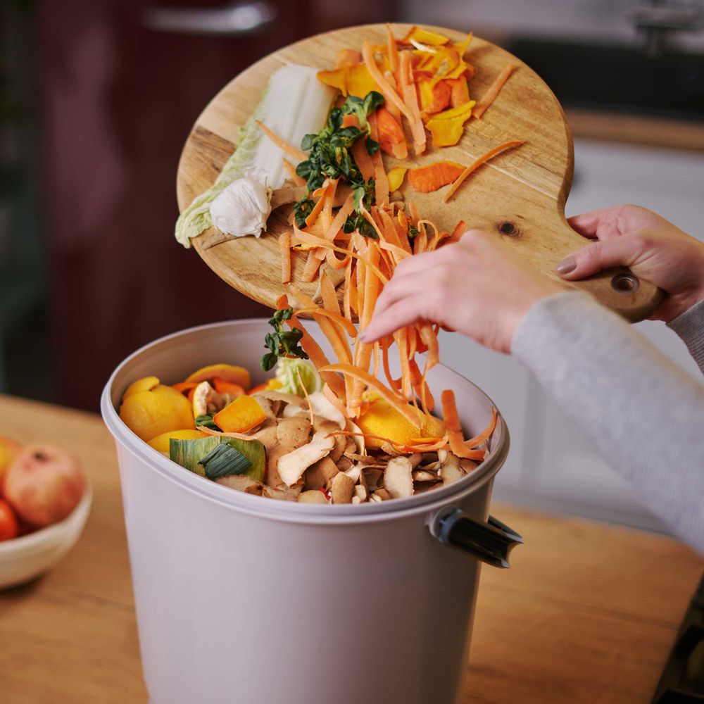 Kitchens furniture - Garden composter- BOKASHI ORGANKO ESSENTIAL SET + BASE (grey) - Plastics Recycling Awards Finalist - PLASTIKA SKAZA - EXCEEDING EXPECTATIONS