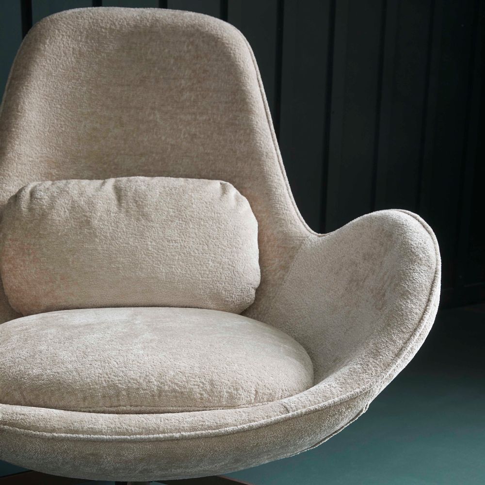 Fauteuils - Fauteuil Queen pivotant - SIGNATURE MOBILIER ET DÉCORATION