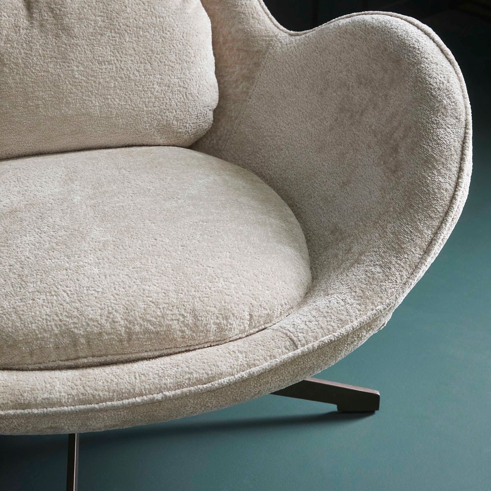 Fauteuils - Fauteuil Queen pivotant - SIGNATURE MOBILIER ET DÉCORATION