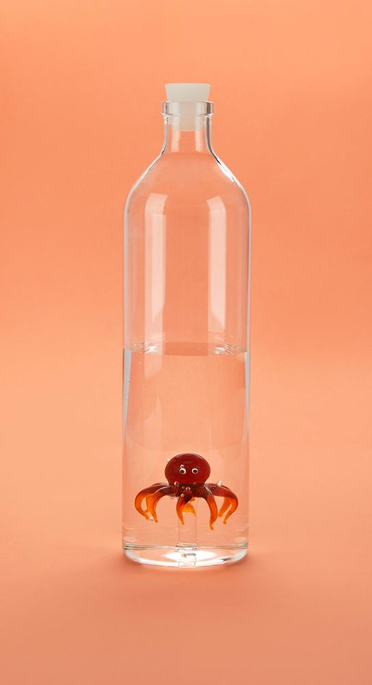 Glass - Bottle,Octopus,1,2L,borosilicate - BALVI