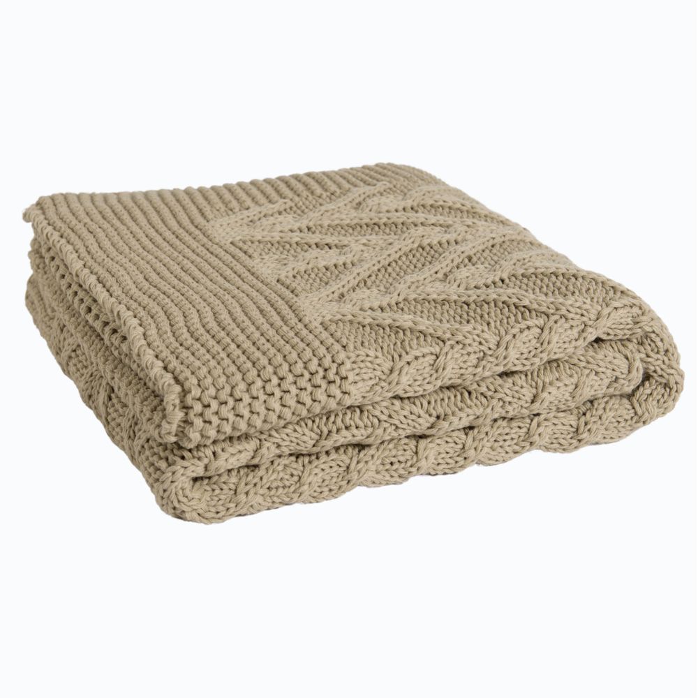 Decorative objects - Tamara bedspread 70x250 cm, beige - Decortrico - DECORTRICO