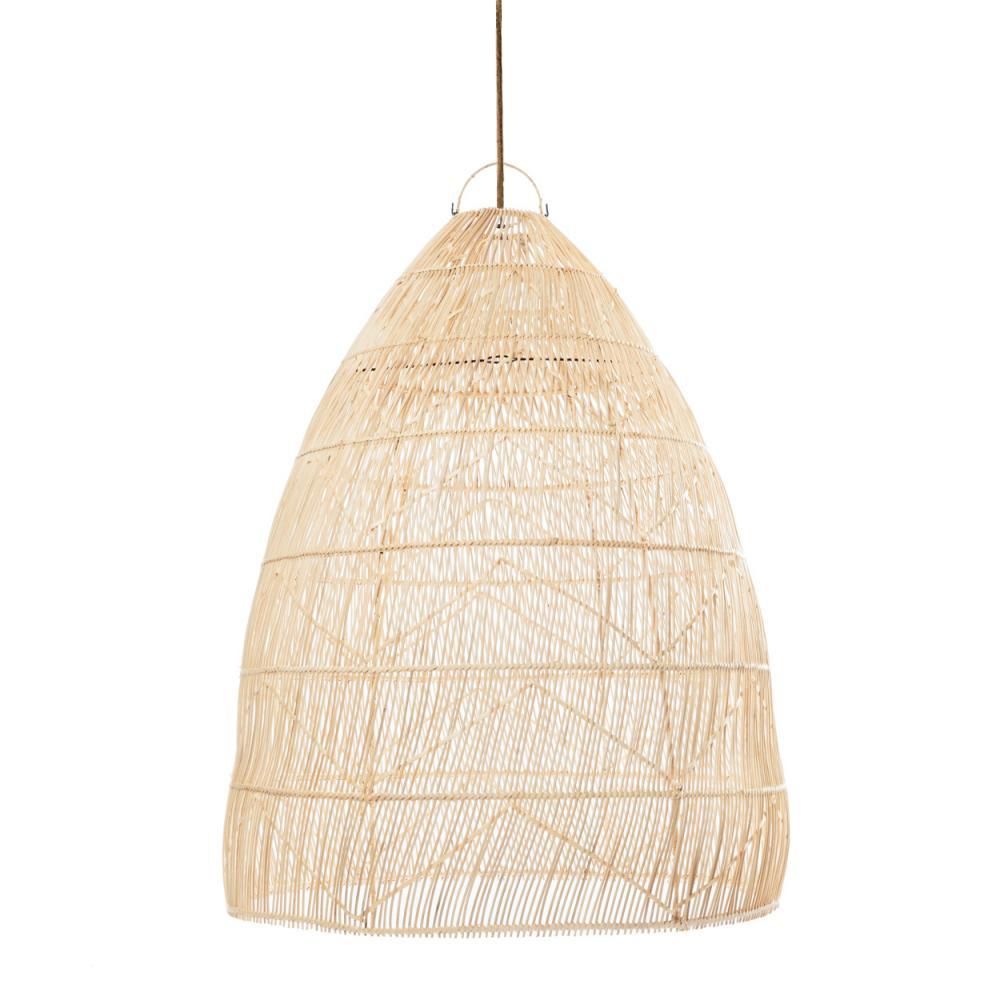 Hanging lights - The Twister Pendant - Natural - M - BAZAR BIZAR LIVING