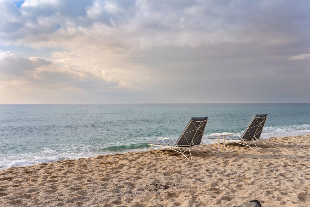Lawn armchairs - MITJORN sun lounger - ISIMAR