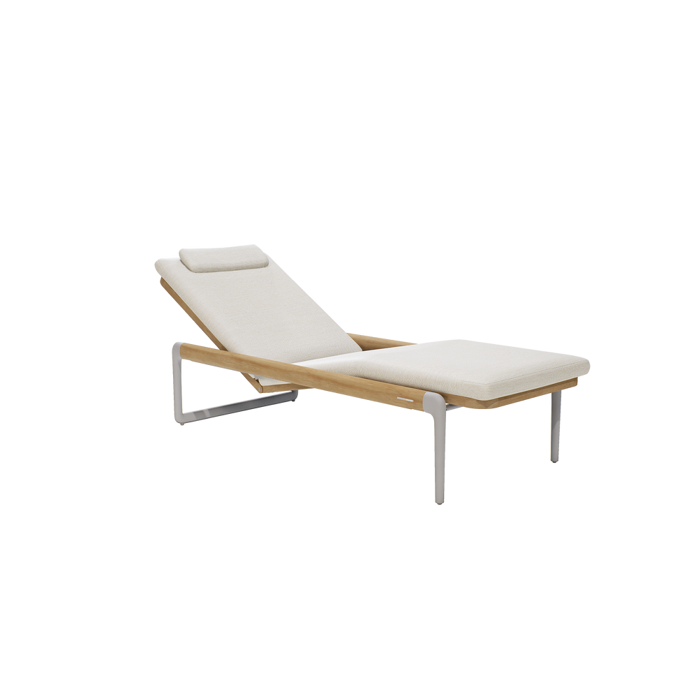 Lawn sofas - Lounger teak - aluminium Flex - MANUTTI