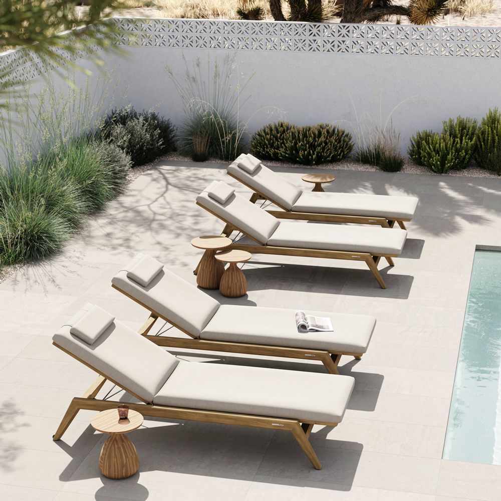 Deck chairs - Sun lounger Sunrise - MANUTTI