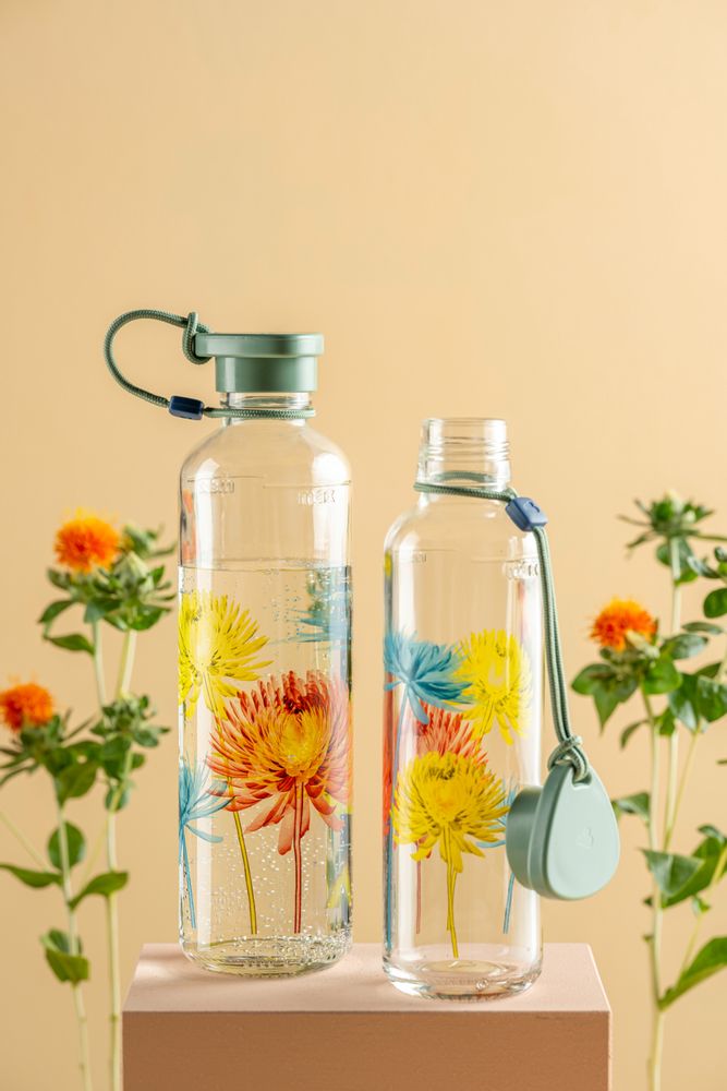 Carafes - In Giro flower 0,75 l menthe flower - LEONARDO