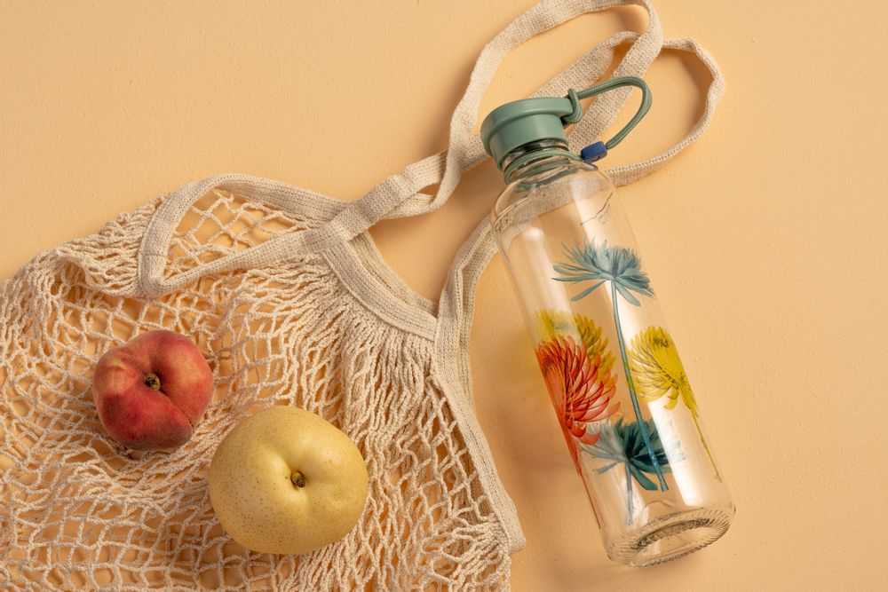 Carafes - In Giro flower 0,75 l menthe flower - LEONARDO