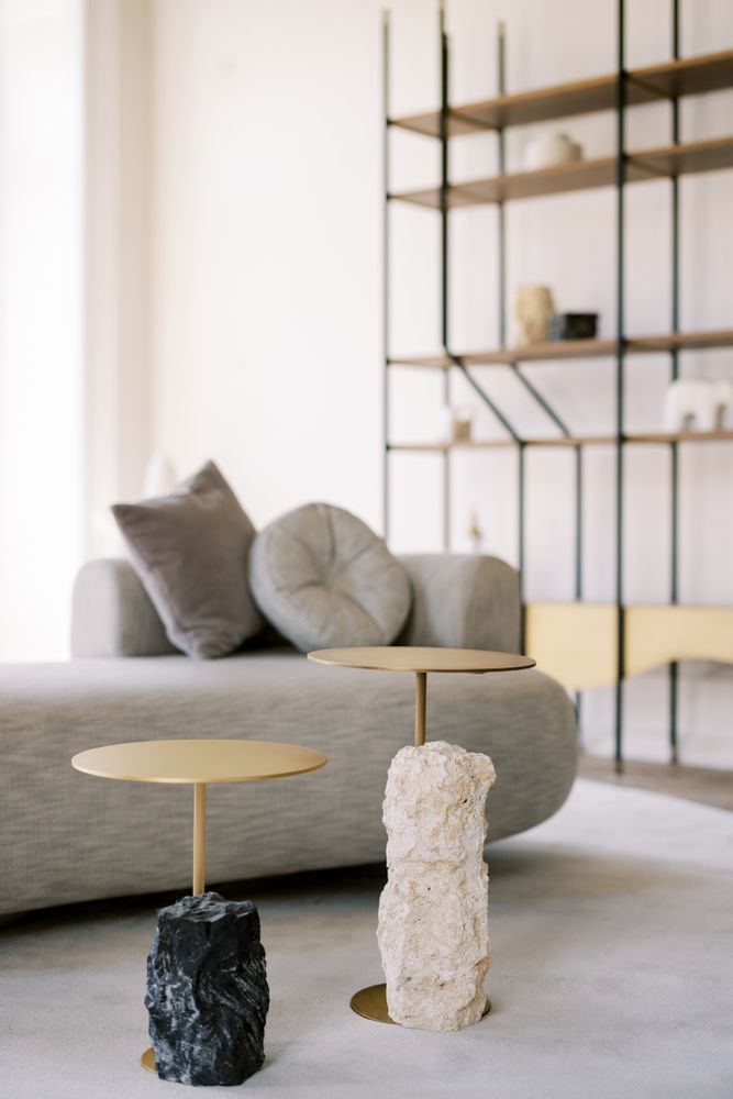 Coffee tables - Greenapple Side Table, Pico Side table, Marble, Handmade in Portugal - GREENAPPLE DESIGN INTERIORS