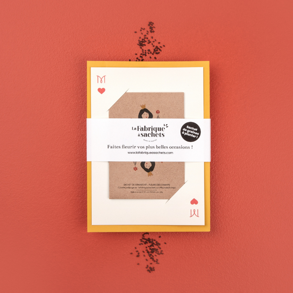 Papeterie - Carte Fête des Mères – Reine des Mamans - LA FABRIQUE À SACHETS