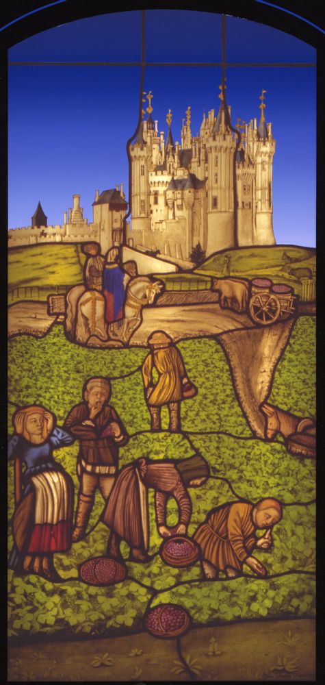 Stained glass decoration - The castle of Saumur  - L'ATELIER THEOPHILE