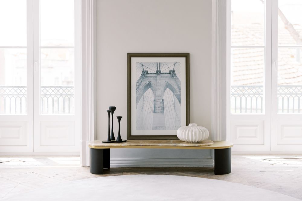 Tables basses - Table basse Greenapple, table basse Armona, Shadow Onyx, fabriquée à la main au Portugal - GREENAPPLE DESIGN INTERIORS